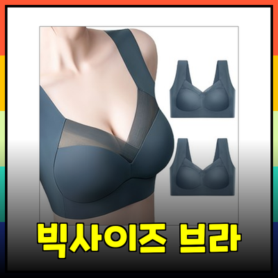 편안함과 멋을 모두 갖춘 빅사이즈 브라 추천